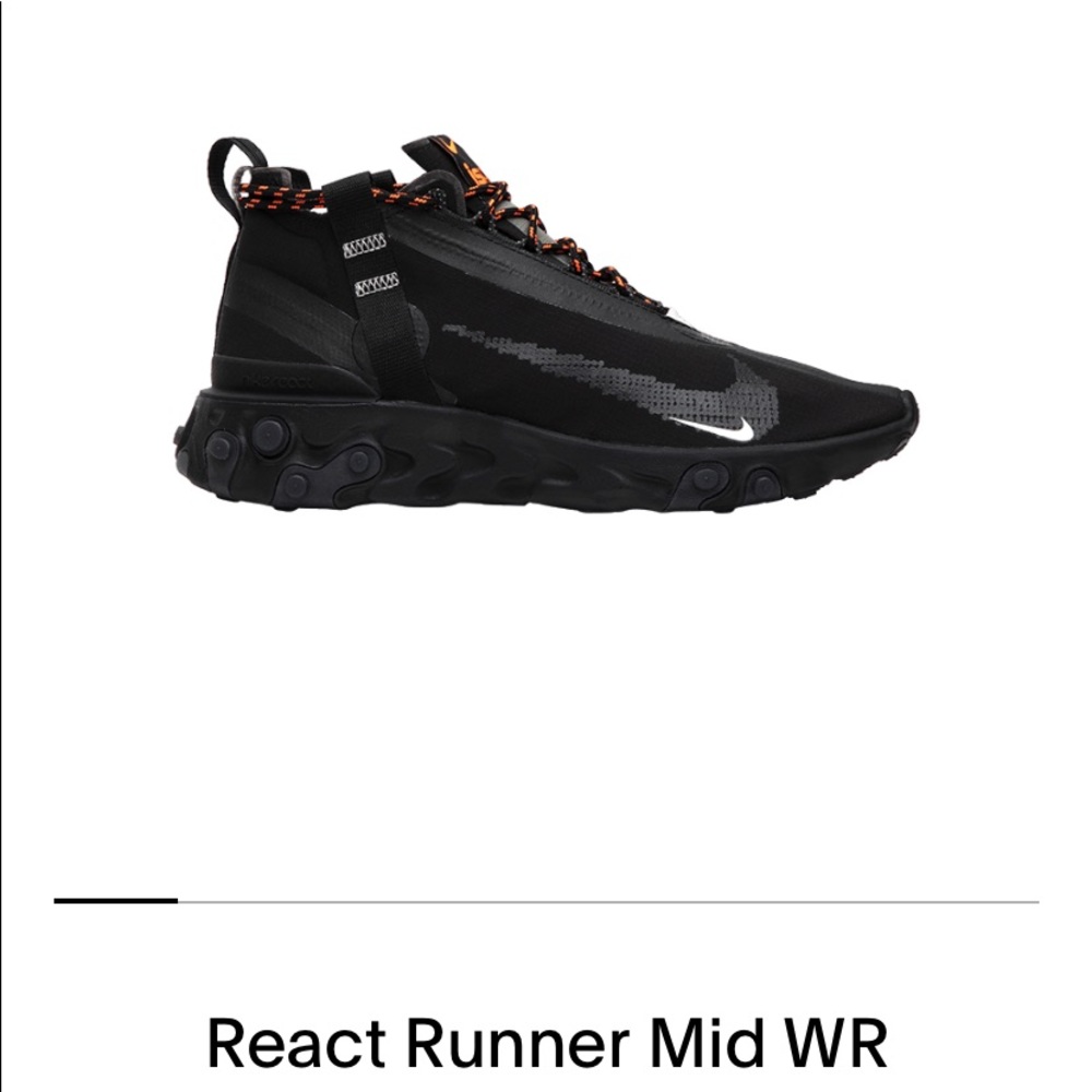 React Runner Mid WR ISPA Black